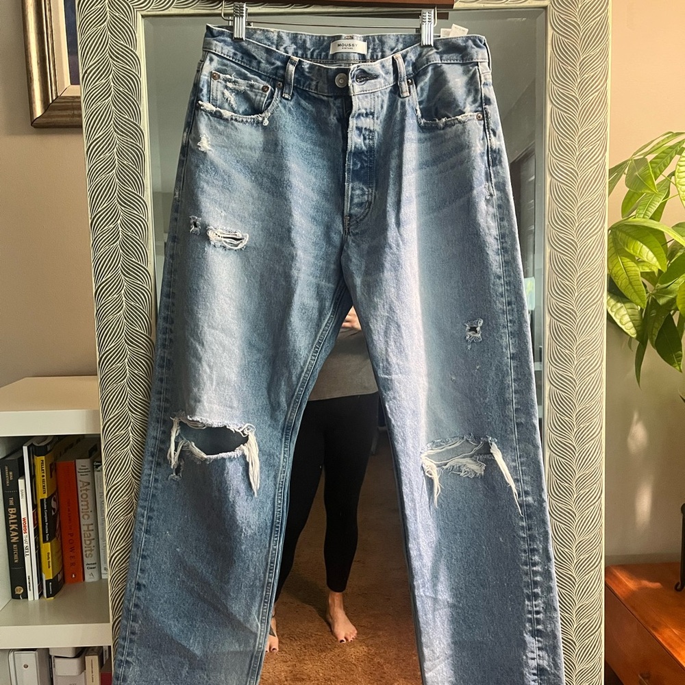 Distressed Japanese Denim for women